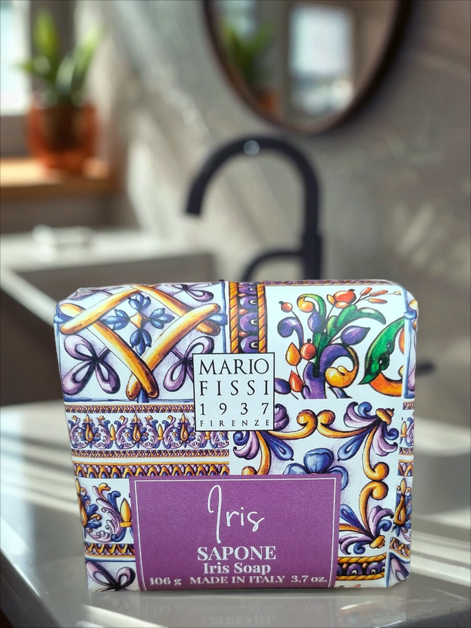 Mario Fissi 1937 Soap Iris Мыло натуральное Ирис 106 гр