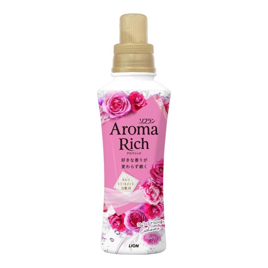Lion Soflan Aroma Rich Catherine Кондиционер для белья с натуральными ароматическими маслами 480 мл