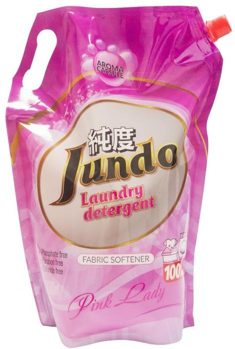 Jundo Aroma Capsule Pink Lady Концентрированный кондиционер для стирки белья  2 л на 100 стирок в мягкой упаковке