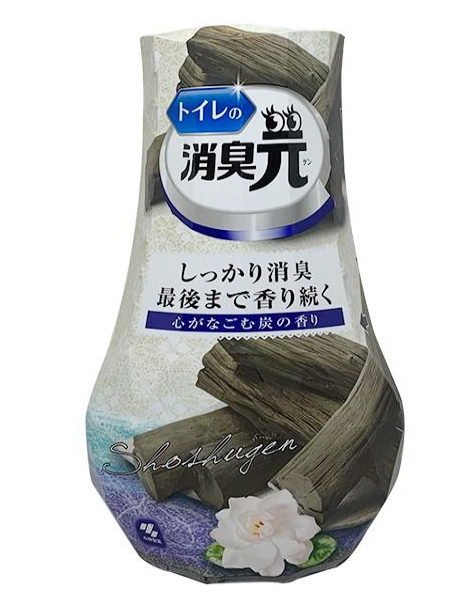 Kobayashi Shoshugen Жидкий дезодорант для туалета с древесным углем 400 мл