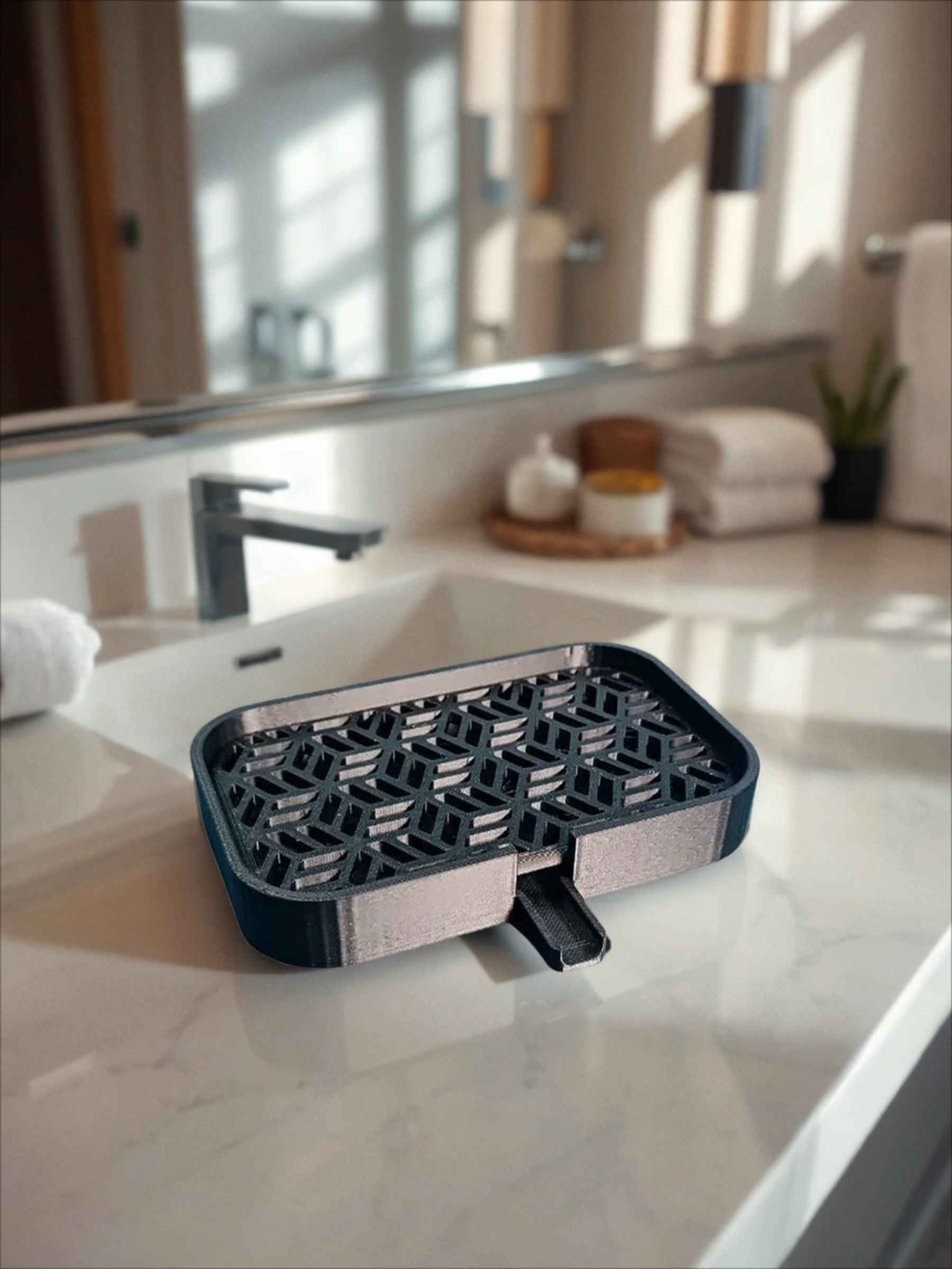 POAC Мыльница со сливом Кубы Черная