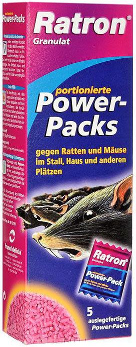 Ratron Granulat Power-Packs Гранулировное порционное средство от крыс и мышей 5 пакетов по 40 гр