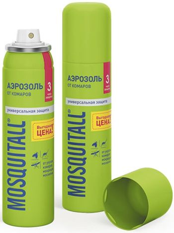 Mosquitall Универсальная защита Аэрозоль от комаров 150 мл