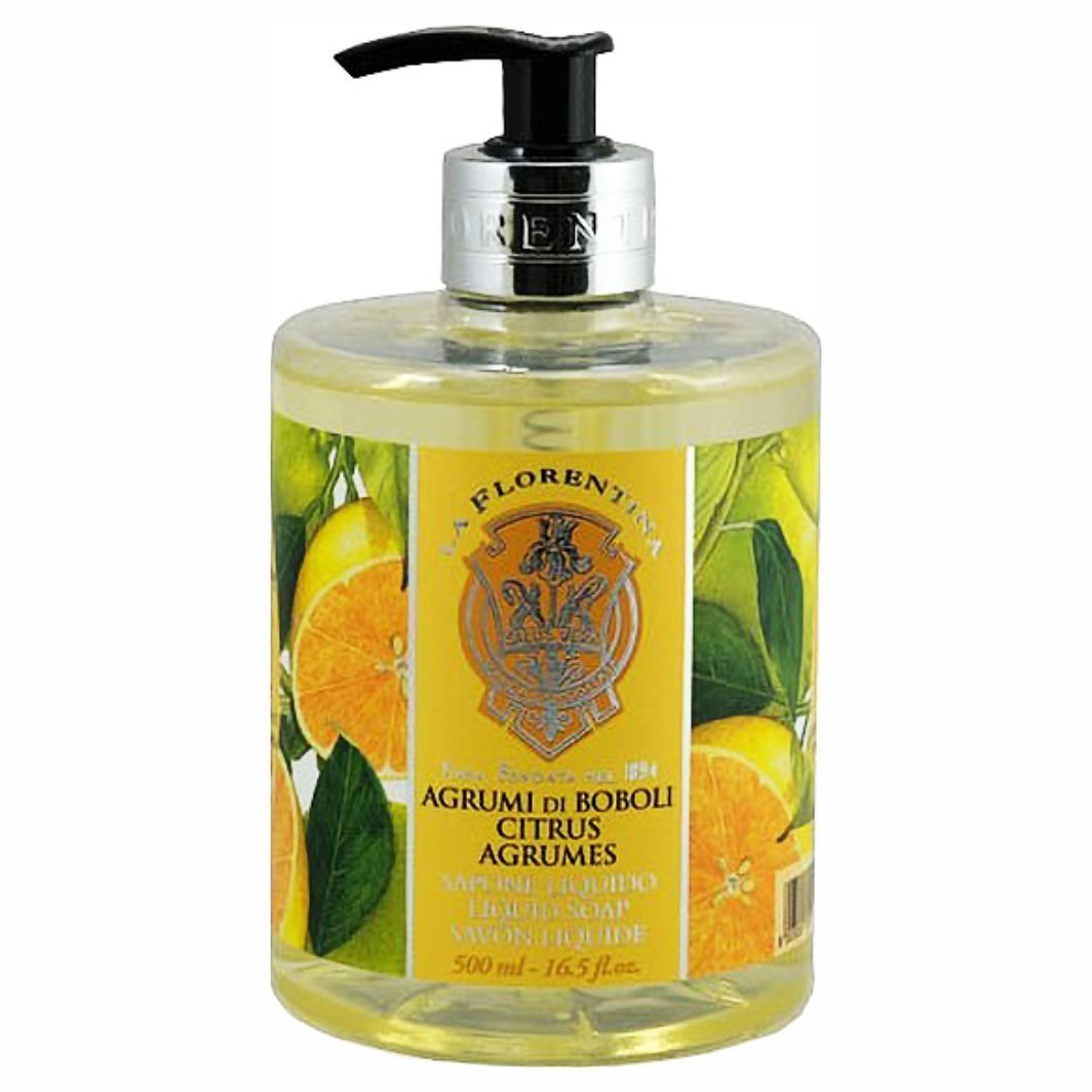 La Florentina Liquid Soap Boboli Citrus Жидкое мыло с оливковым маслом и экстрактом апельсина 500 мл