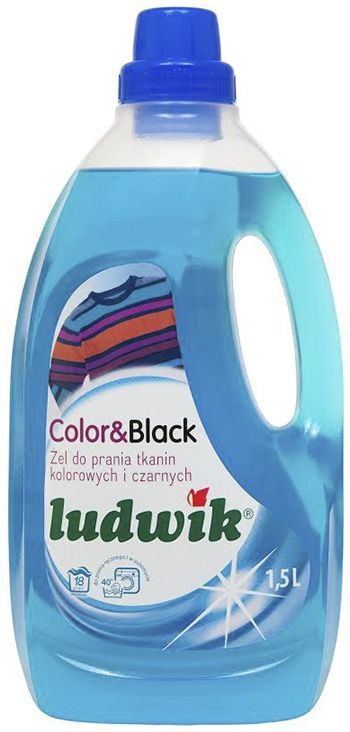 Ludwik Color&Black Гель для стирки цветных и темных тканей 1,5 л на 18 стирок
