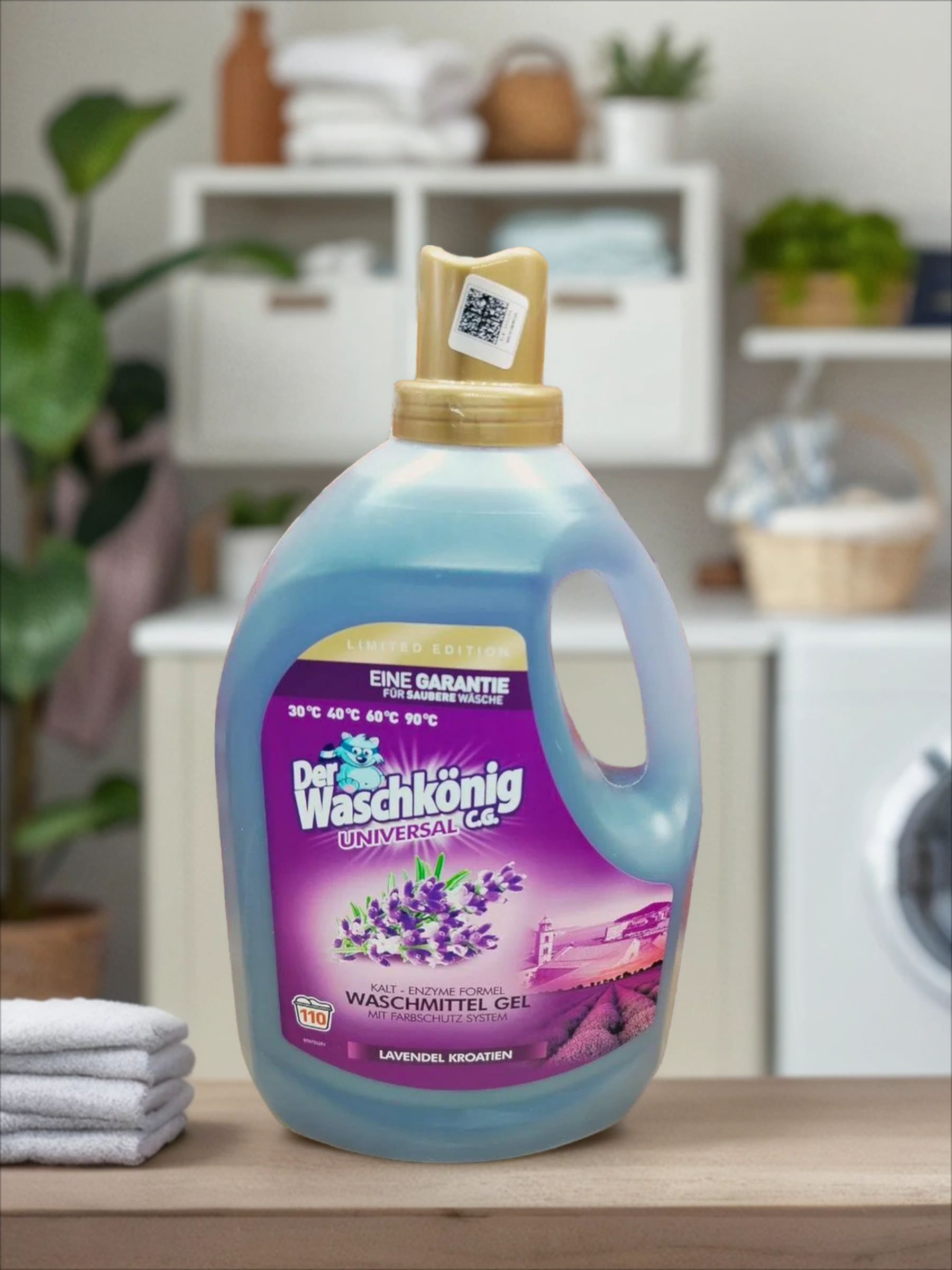 Der Waschkonig C.G. Waschmitel Gel Universal Lavendel Kroatien Гель для стирки универсальный Хорватская лаванда 3,305 л на 110 стирок