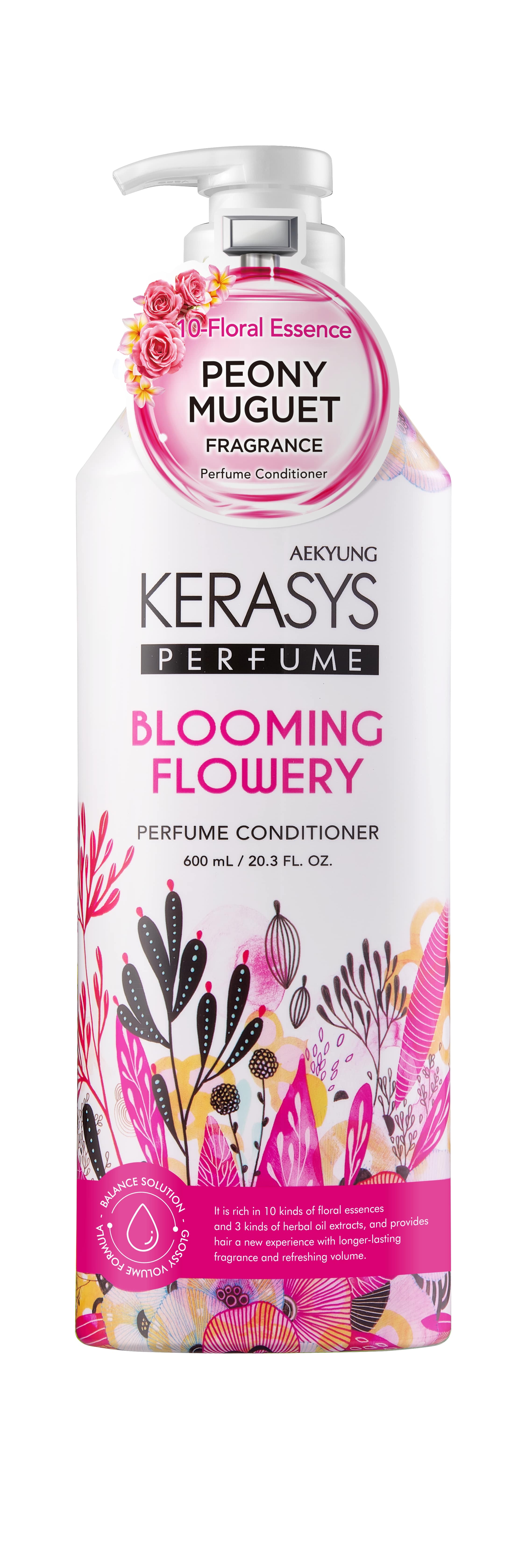 Aekyung Kerasys Parfumed Blooming & Flowery Кондиционер для волос парфюмированный Флер 600 мл