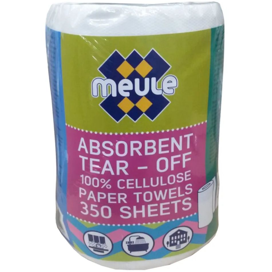 Meule Бумажные полотенца отрывые 20*20 см 350 шт в рулоне
