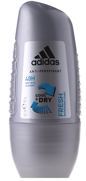 Adidas Cool & Dry Fresh Дезодорант-антипереспрант роликовый для мужчин 50 мл