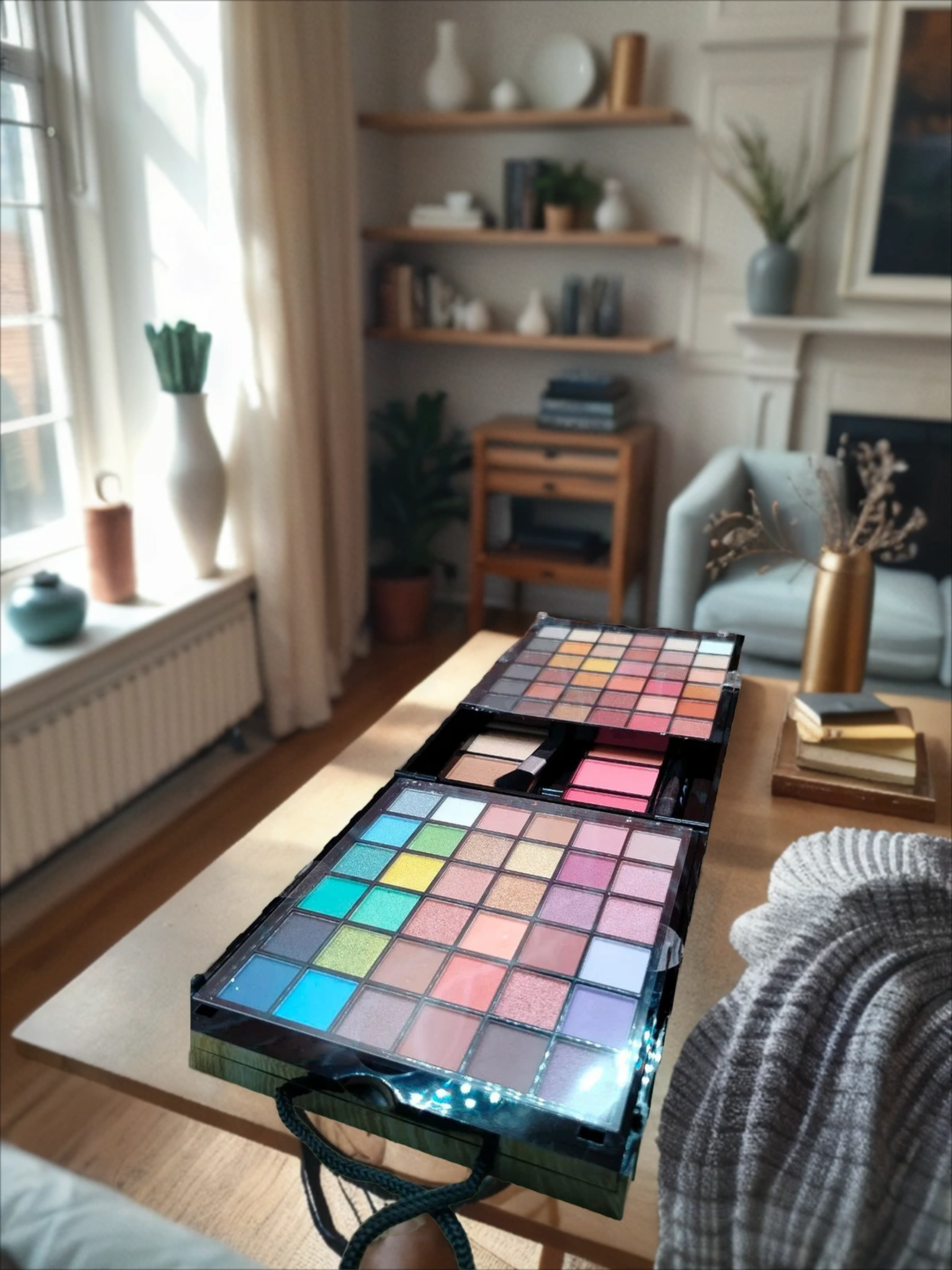 FS Beauty Rose De Luxe Make Up Kit 91 Подарочный набор декоративной косметики в органайзере