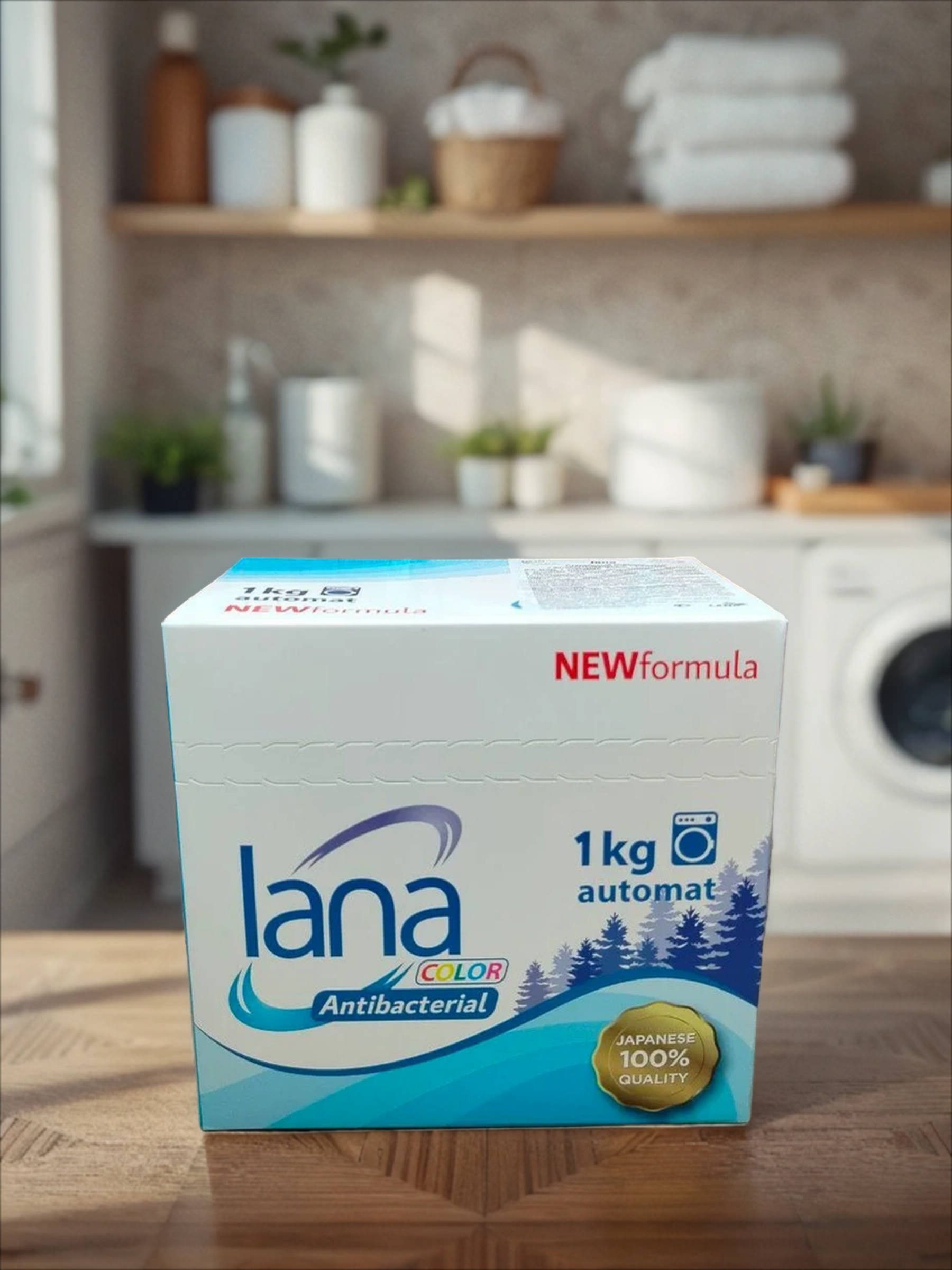 Lana Color Antibacterial Стиральный порошок с антибактериальным эффектом Сушка в помещении 1 кг