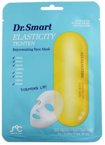 Dr. Smart Elasticity Tighten Маска тканевая для лица омолаживающая с астаксантином