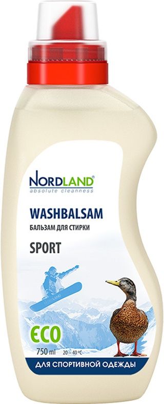 Nordland Sport Бальзам для стирки спортивной одежды 750 мл на 21 стирку