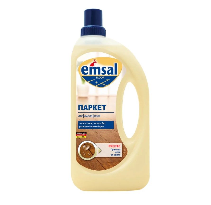 Emsal Floor Parkett Эмзаль Паркет средство для чистки без разводов и защиты швов 1 л