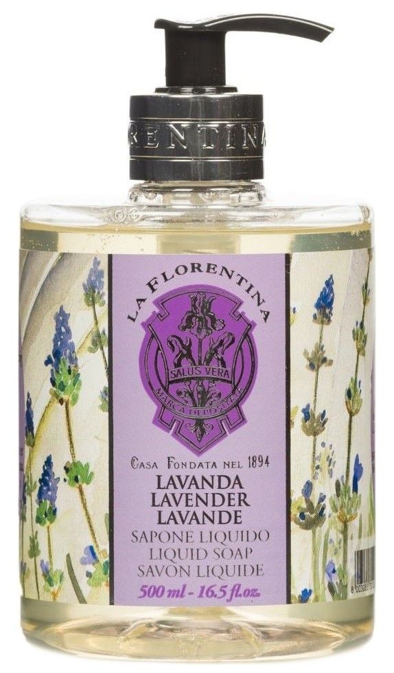 La Florentina Liquid Soap Lavender Жидкое мыло с оливковым маслом и экстрактом лаванды 500 мл