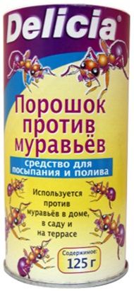 Delicia Порошок против муравьев 125 гр