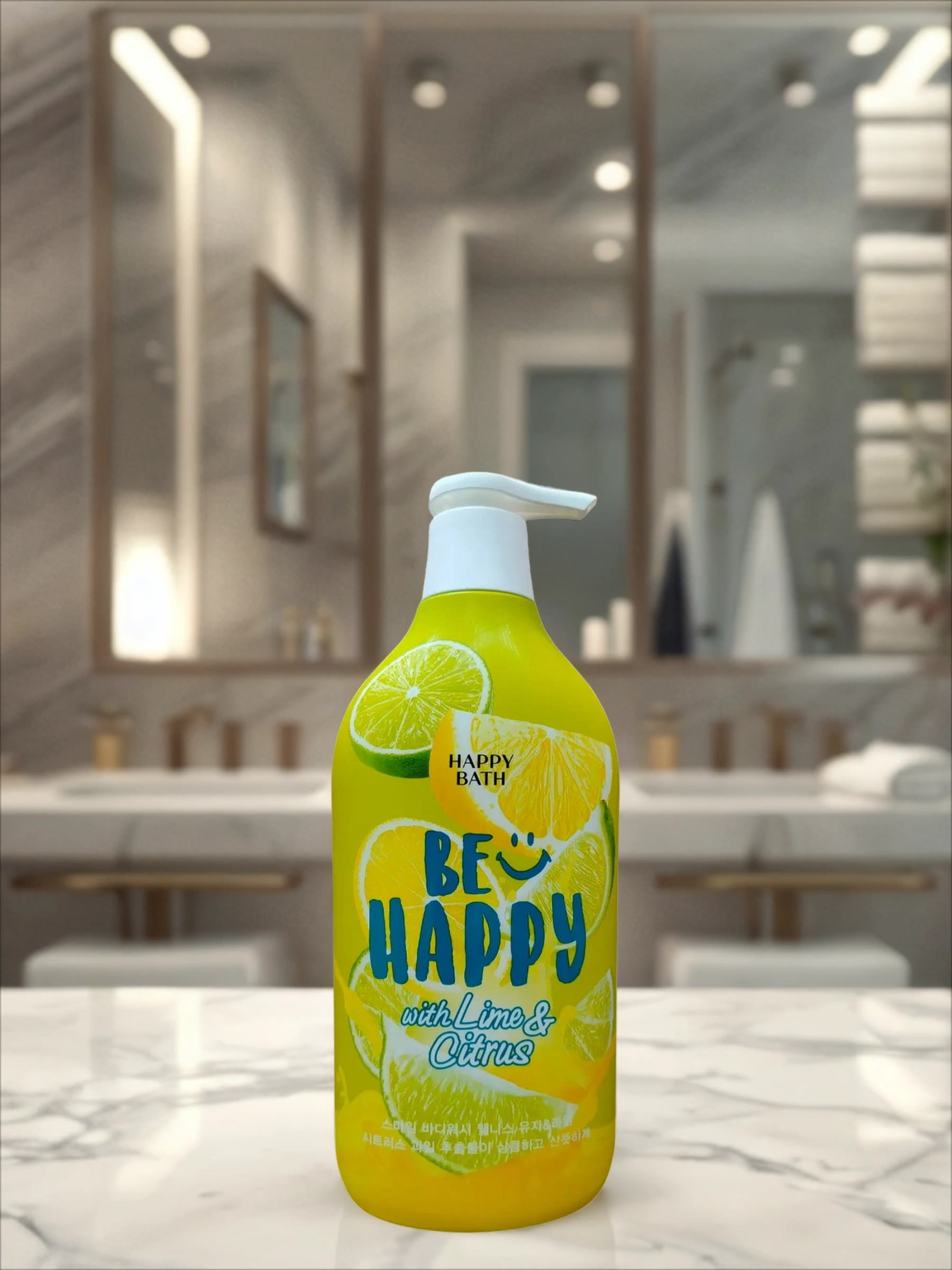 Happy Bath Be Happy Lime & Citrus Гель для душа бодрящий Лайм и Юдзу 900 гр