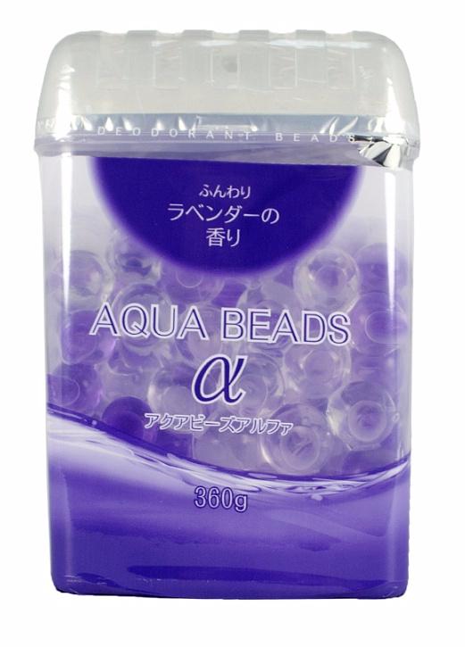 Nagara Aqua Beads Арома-поглотитель запаха гелевый с ароматом лаванды 360 гр