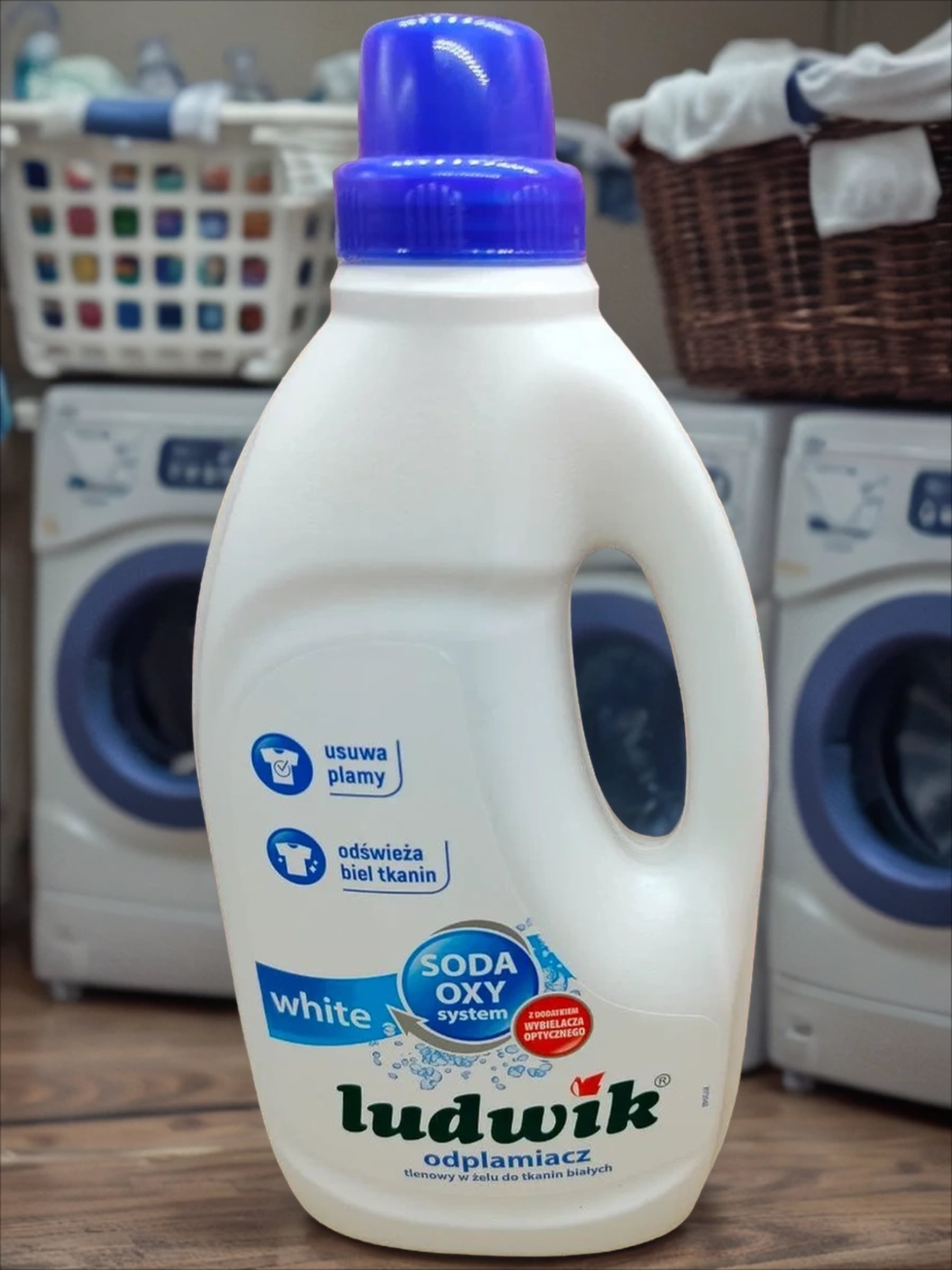 Ludwik Пятновыводитель гель для белых тканей 1 л