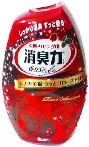 ST Shoushuuriki Жидкий дезодорант – ароматизатор для комнат c ароматом роз 400 мл