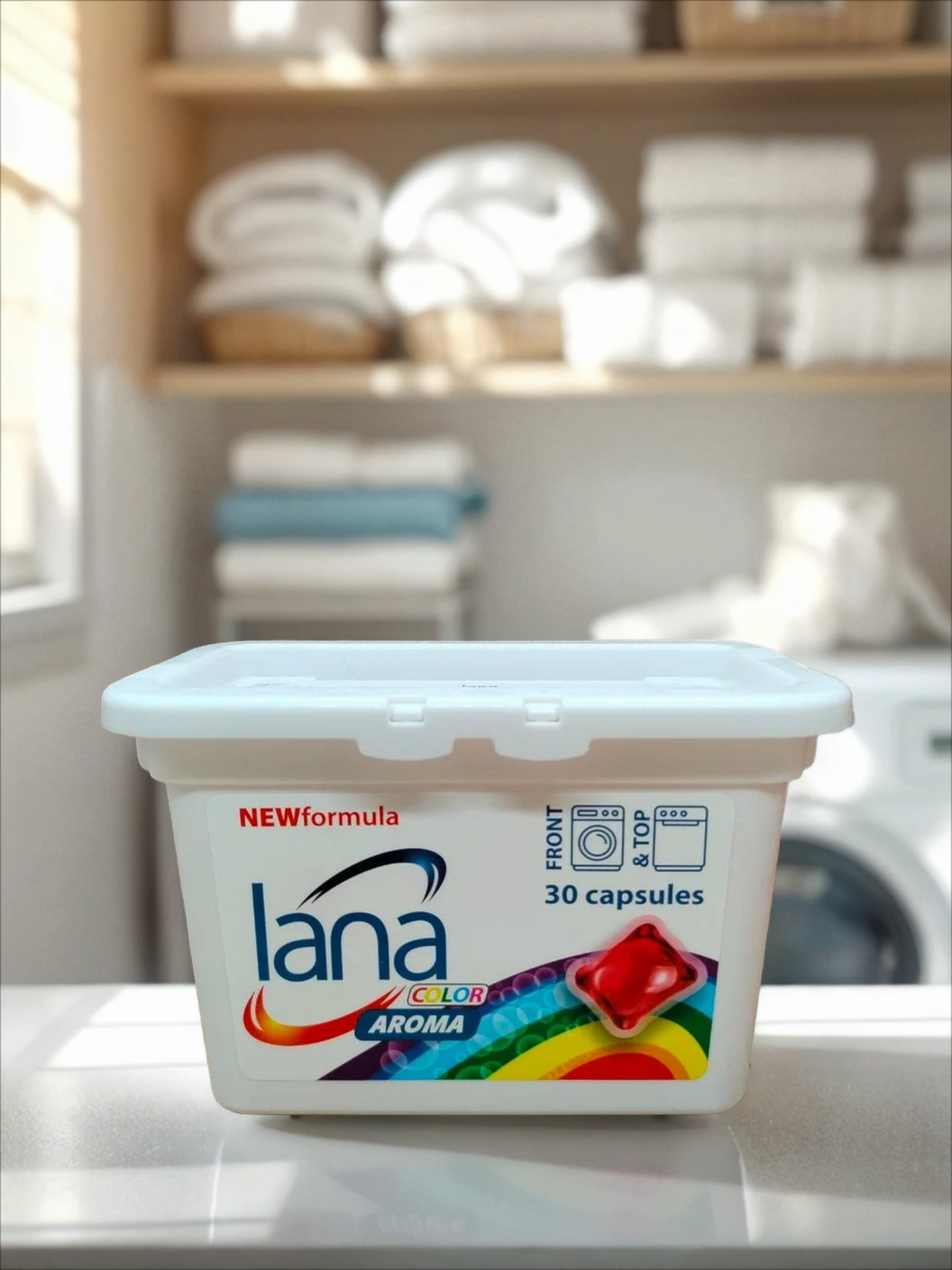 Lana Color Aroma Капсулы для стирки Роза 30 шт 300 мл