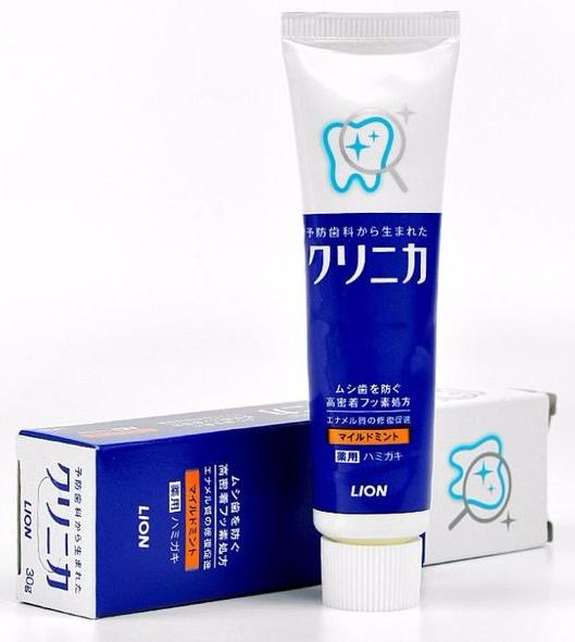 Lion Clinica Mild Mint Зубная паста коплексного действия с легким ароматом мяты 130 гр
