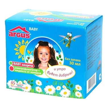 Argus Baby Комплект фумигатор с индикатором + жидкость 45 ночей