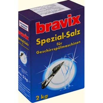 Bravix Натуральная специальная соль для посудомоечных машин 2 кг
