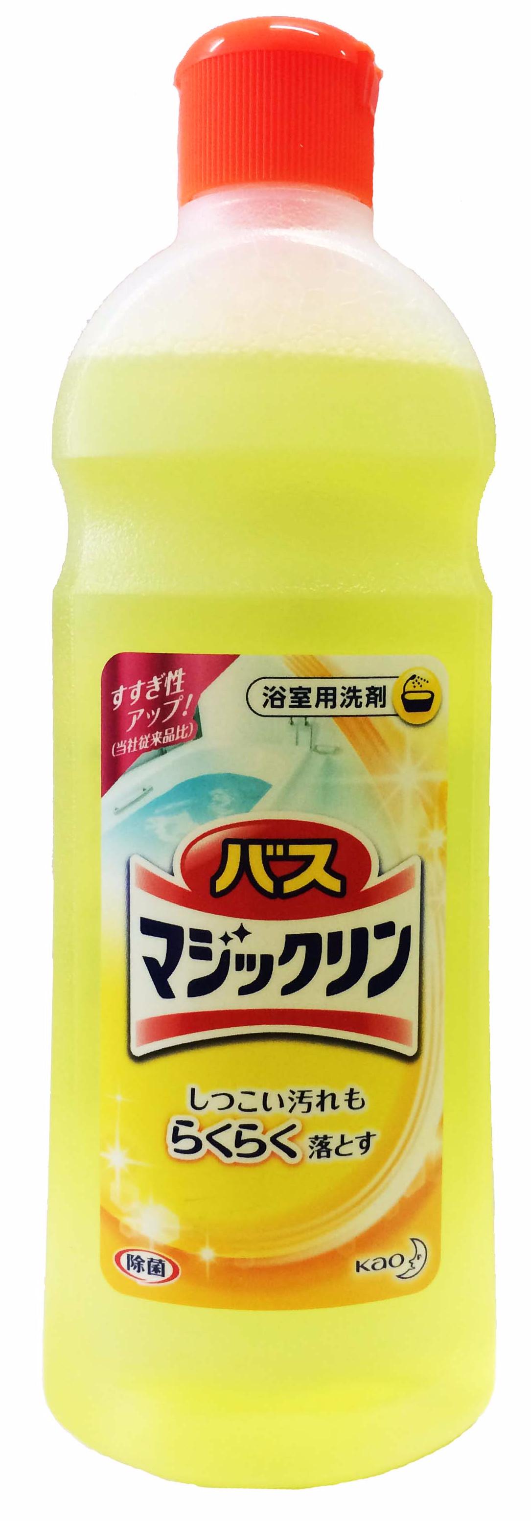 Kao Magiclean Пенящееся чистящее и дезодорирующее средство для ванной комнаты с ароматом лимона 485 мл