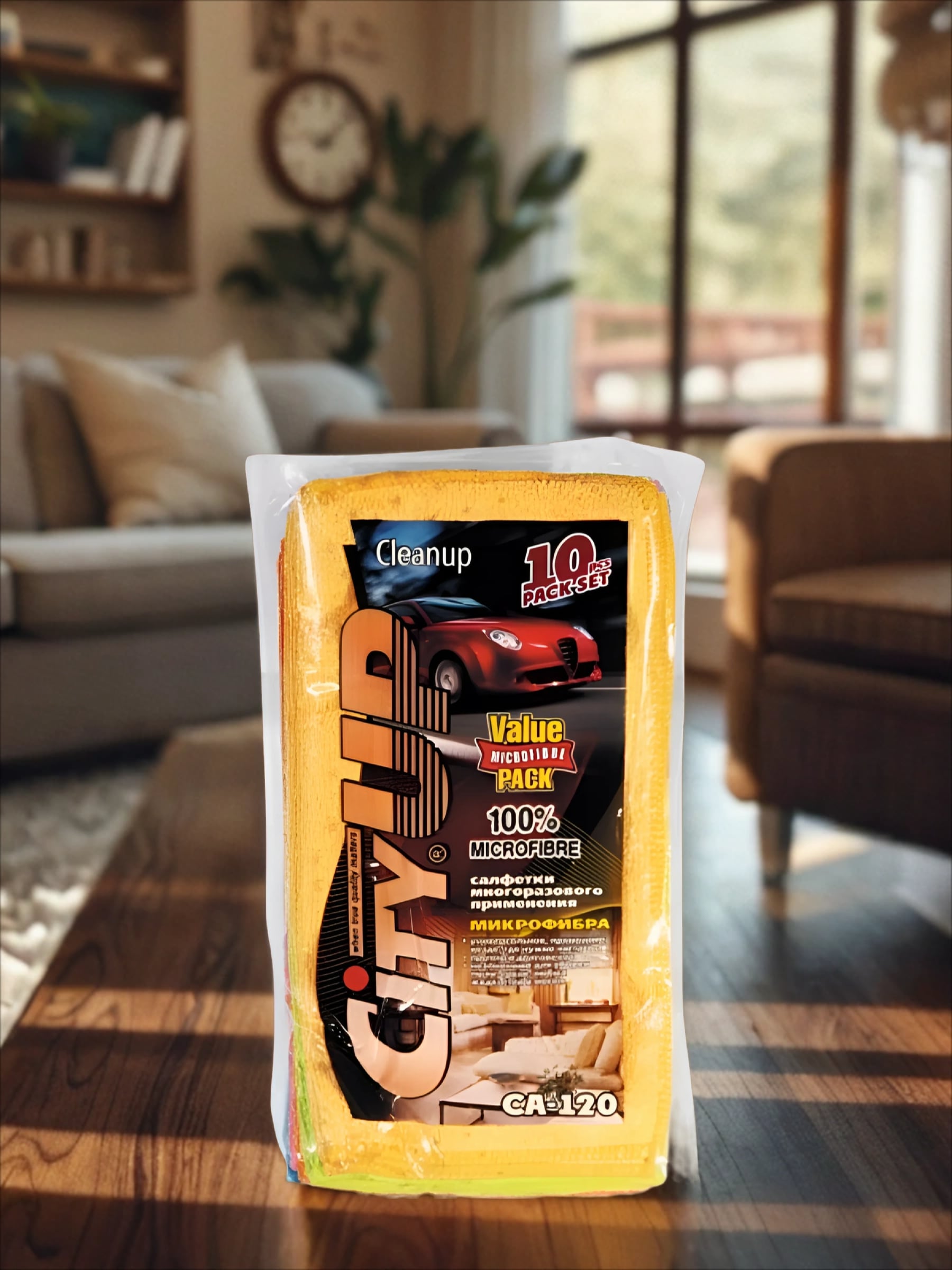 City UP Clean UP Набор салфеток из микрофибры 30*30 см 10 шт