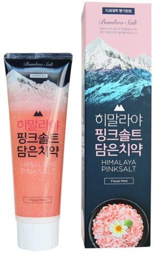 LG Perioe Himalaya Pinksalt Зубная паста гелевая с розовой гималайской солью Цветы и мята 100 гр