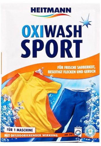 Heitmann Oxi Wash Sport Средство по уходу за спортивной одеждой с део-активной формулой 50 гр