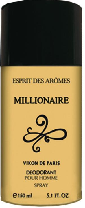 Новая Заря Vikon De Paris Millionaire Дезодорант аэрозольный парфюмированный для мужчин Миллионер 150 мл