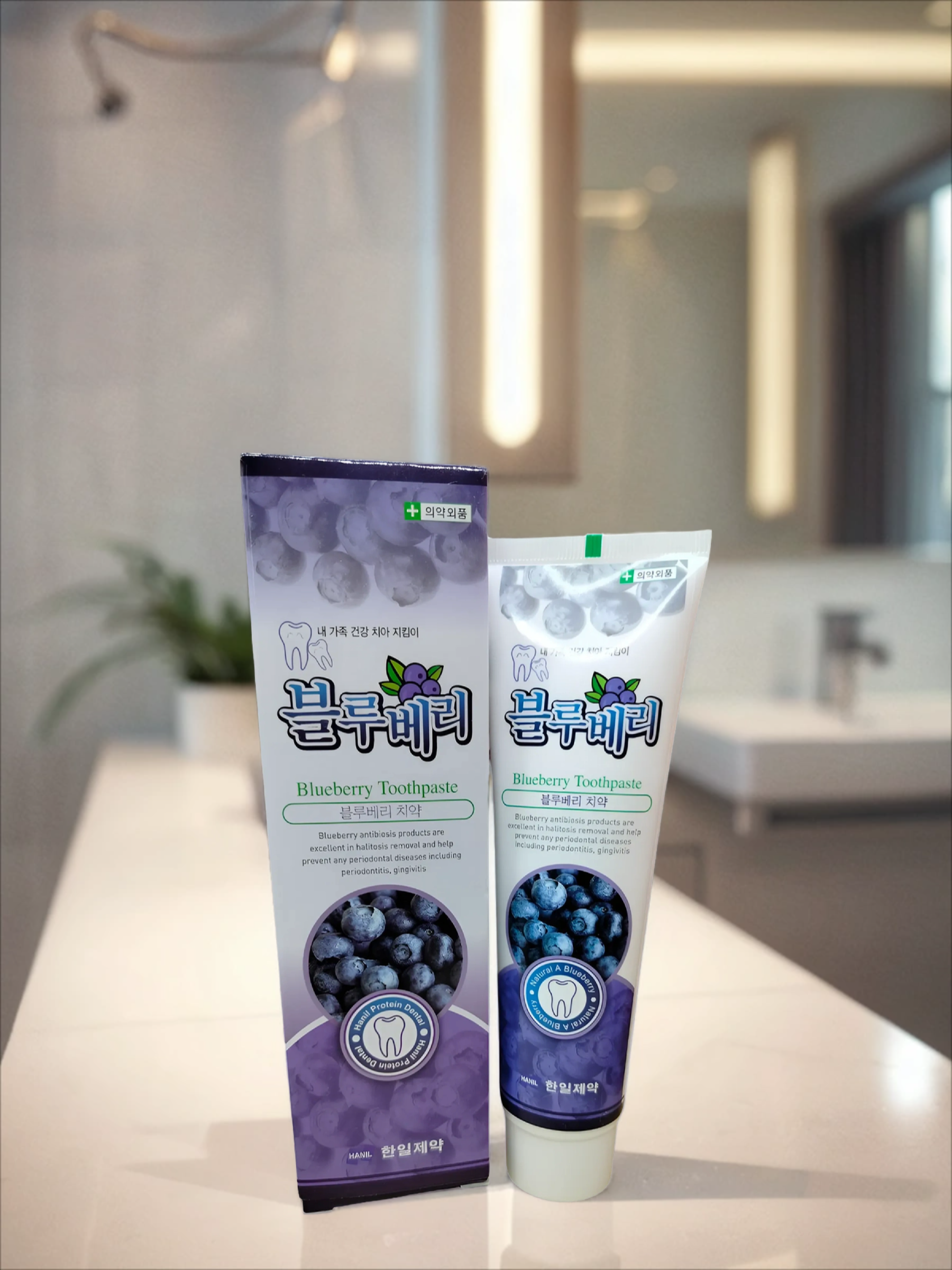 Hanil Blueberry Natural Зубная паста с экстрактом черники 180 гр