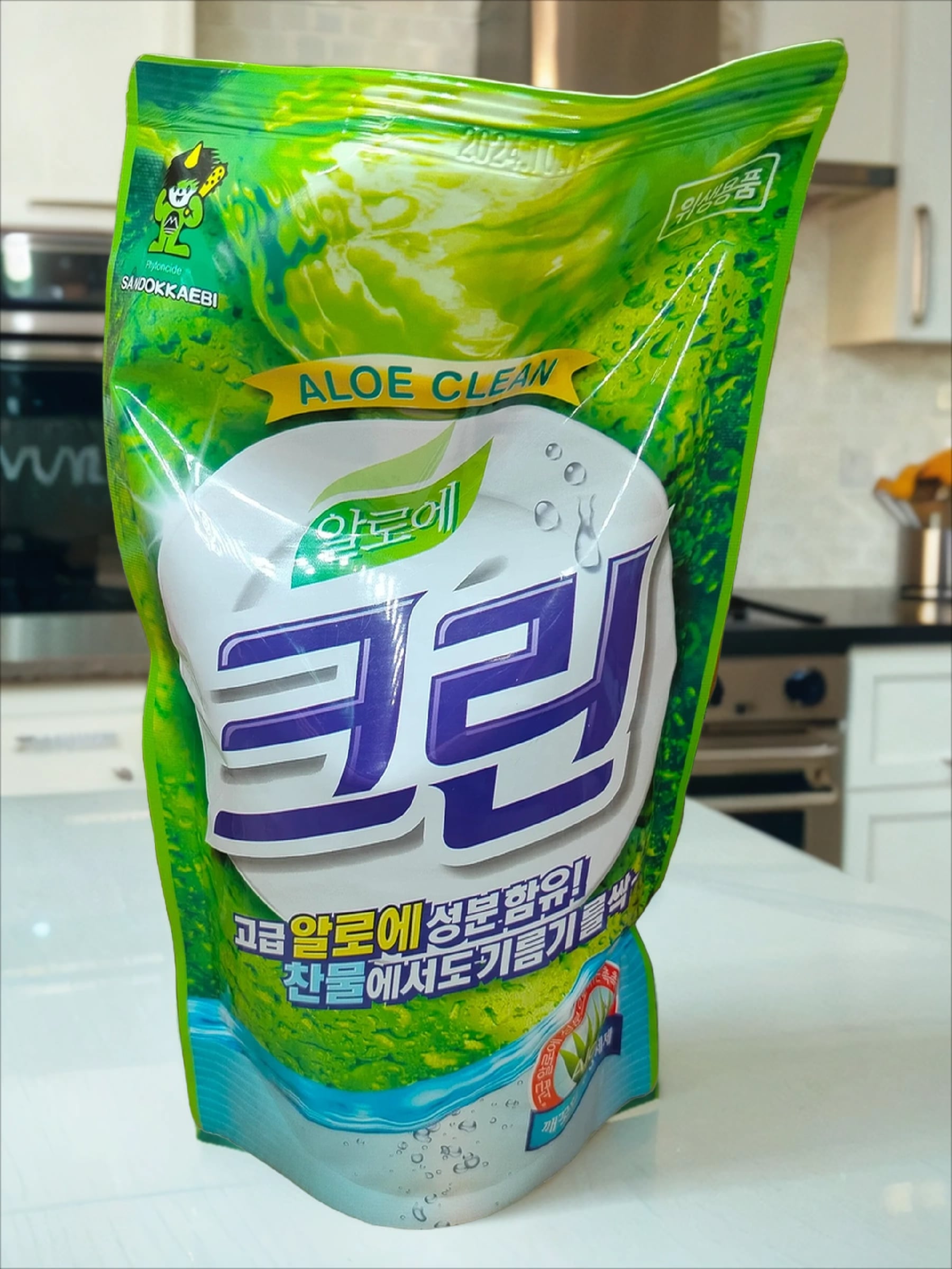 Sandokkaebi Aloe Clean Средство для мытья посуды с Алоэ Вера 800 гр запасной блок