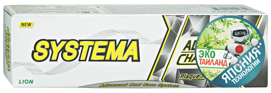Lion Thai Systema Зубная паста с древесным углем 90 гр