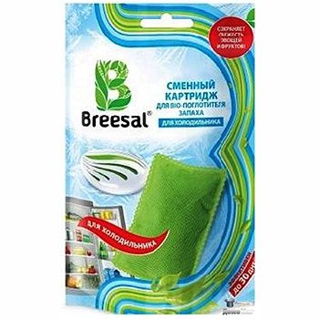 Breesal Сменный картридж для био-поглотителя запаха для холодильника  80 гр