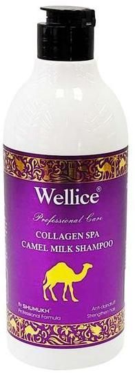 Wellice Professional Camel Milk + Collagen of SPA Шампунь на основе восточной формулы с Верблюжьим молоком и Коллагеном 520 гр