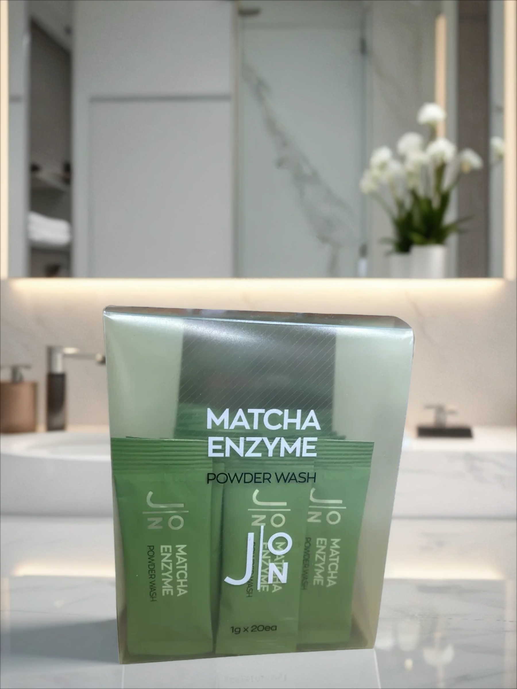 Evas J:ON Matcha Enzyme Powder Wash Энзимная пудра для умывания Матча 1 гр 20 шт