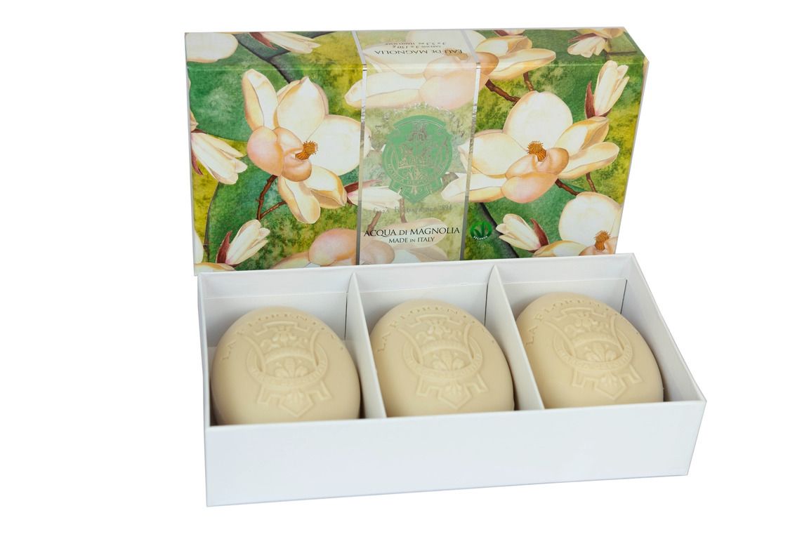La Florentina Hand Soap Set Fresh Magnolia Набор мыла для рук с экстрактом Свежей магнолии 150 гр 3 шт