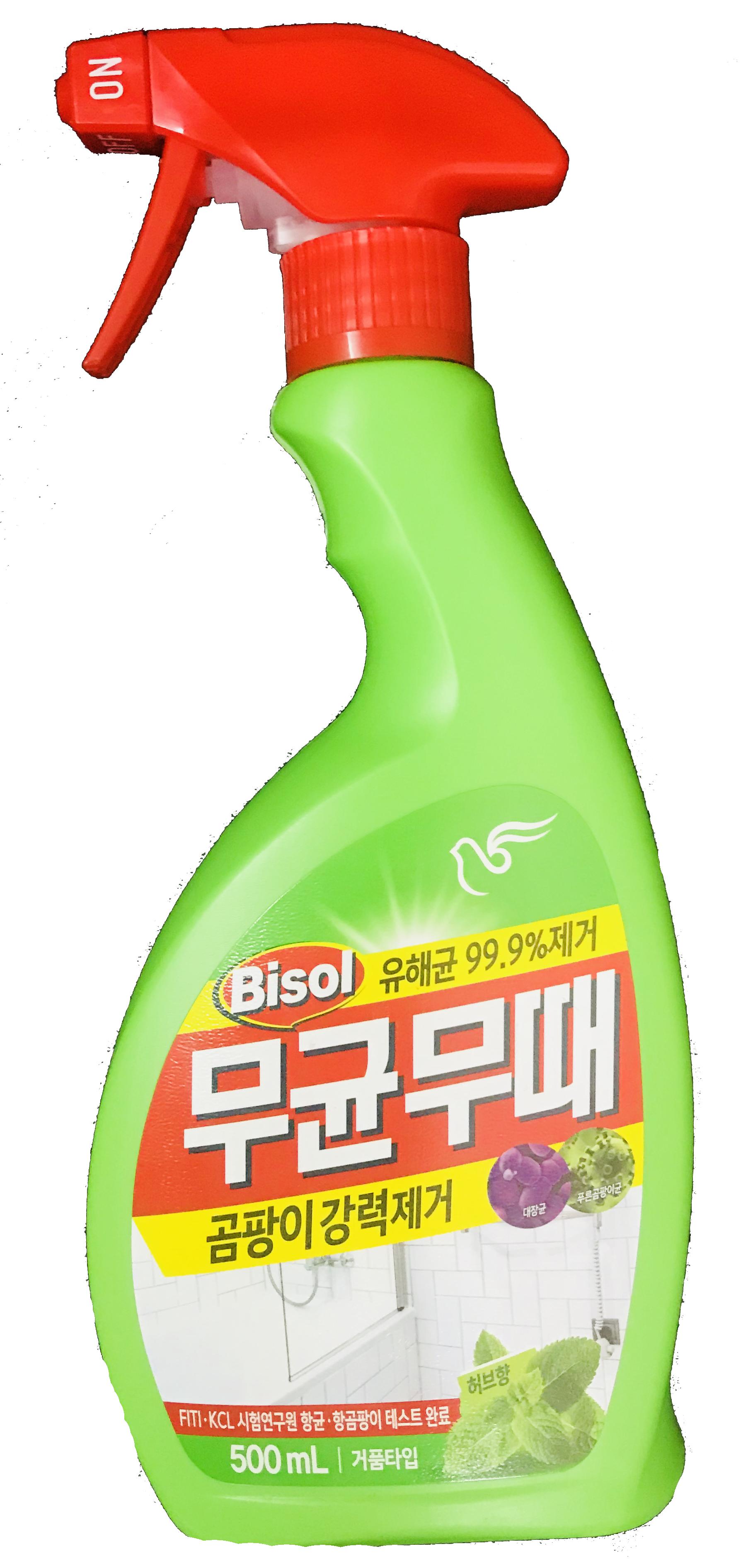 Pigeon Bisol Чистящее средство для ванной комнаты от плесени с ароматом трав 500 мл с распылителем