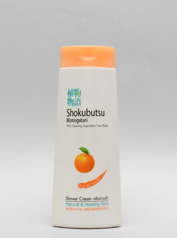 Lion Shokubutsu Крем-гель для душа с апельсиновым маслом 200 мл