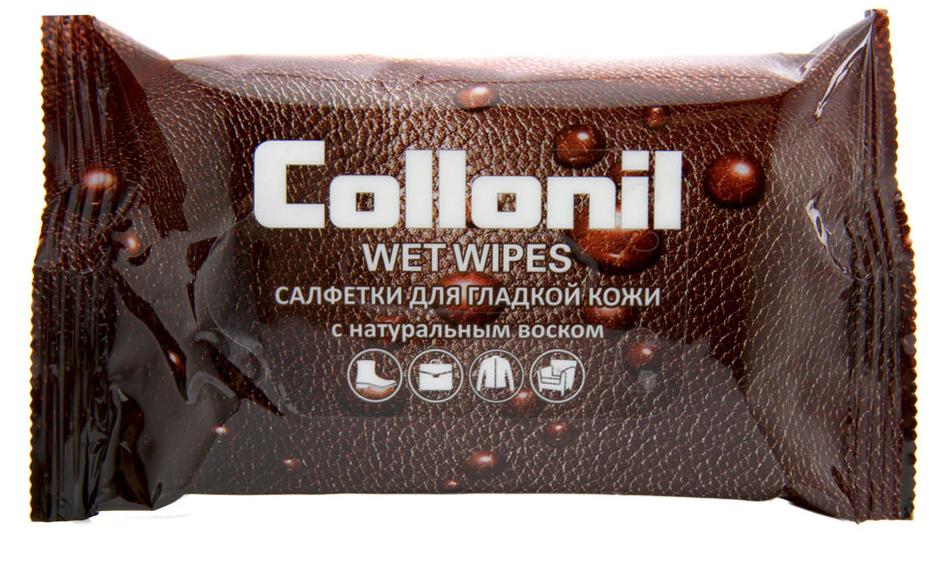 Collonil Салфетки влажные для гладкой кожи с натуральным воском 15 шт