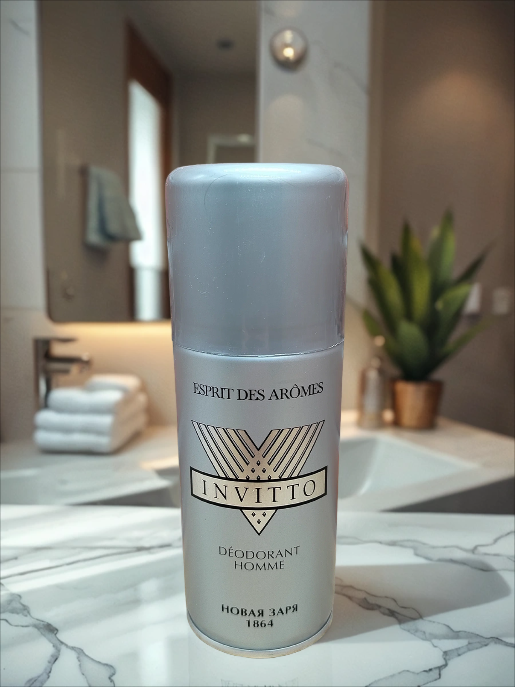 Новая Invitto Homme Дезодорант аэрозольный парфюмированный для мужчин Непобедимый 150 мл