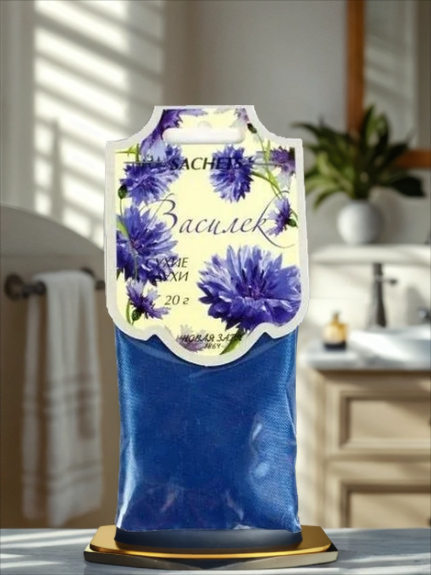 Новая заря Sachets Сухие духи-саше для шкафов и помещений Василек 20 гр