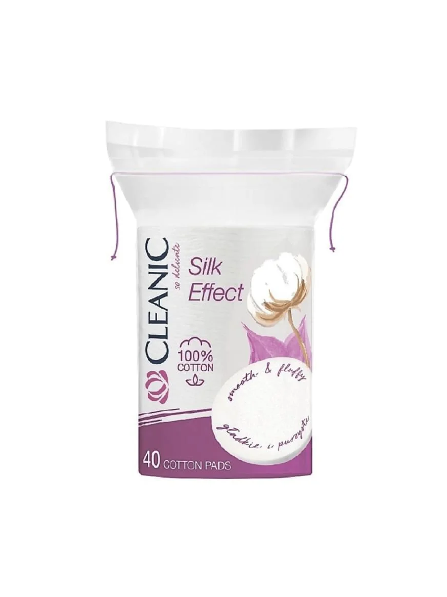 Cleanic Silk Effect Ватные подушечки овальные 40 шт