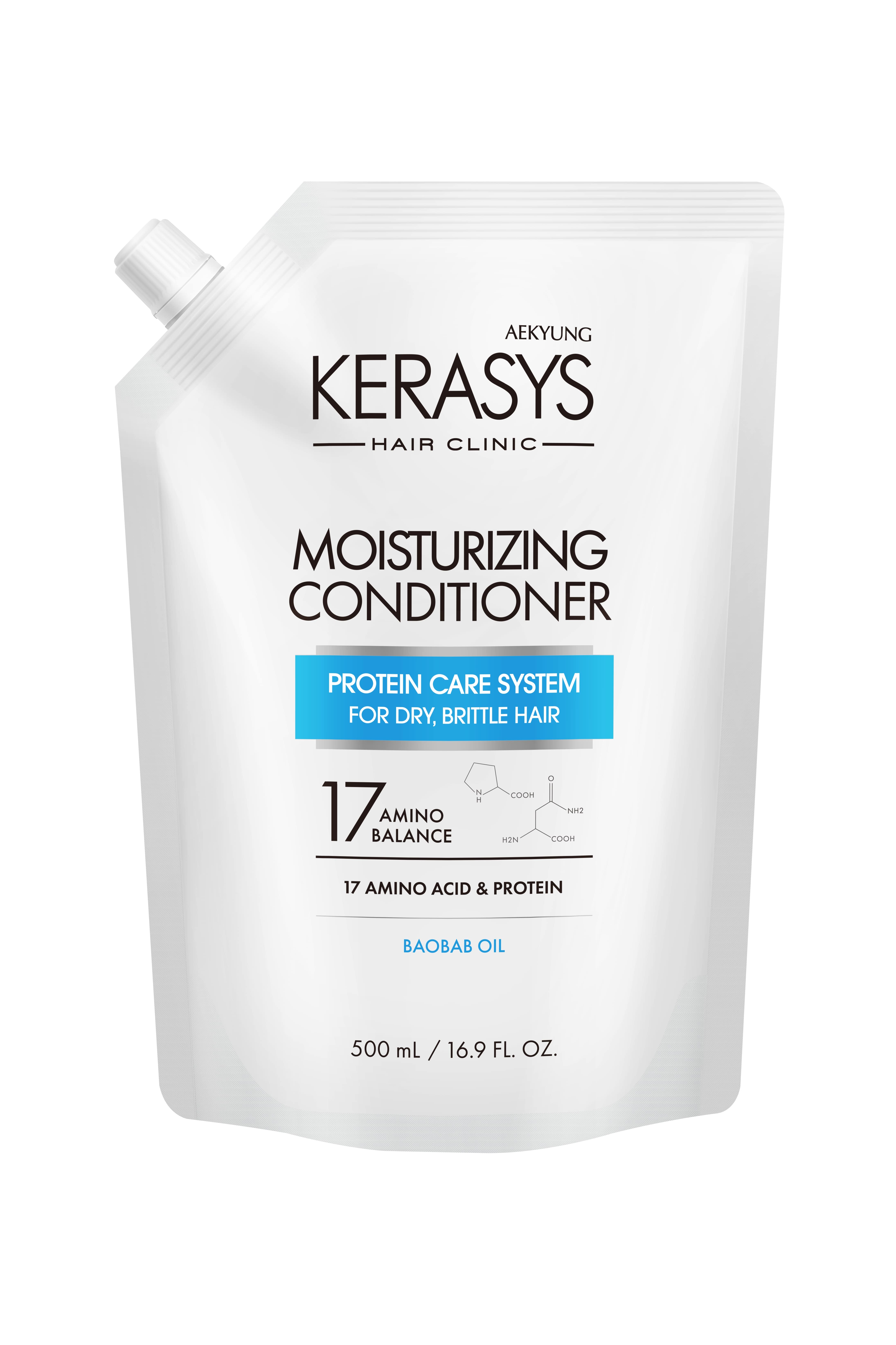 Aekyung Kerasys Moisture Кондиционер для волос Увлажняющий 500 мл запасной блок