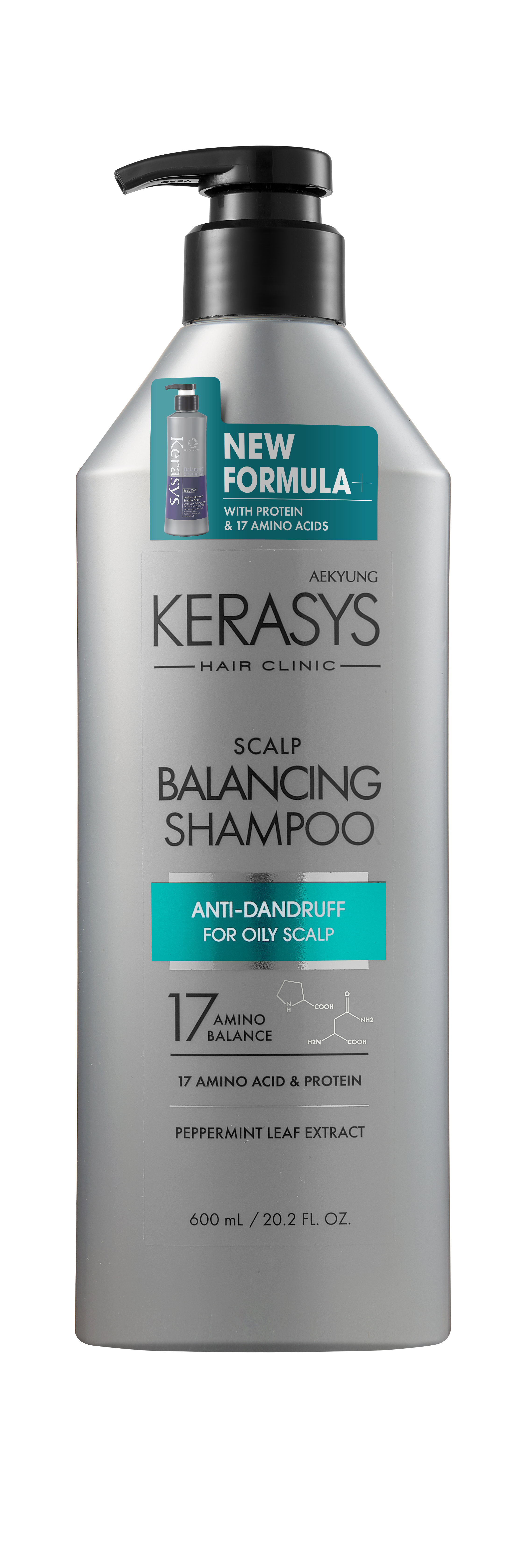 Aekyung Kerasys Hair Clinic Scalp Balancing Шампунь для волос уход за жирной кожей головы 600 мл