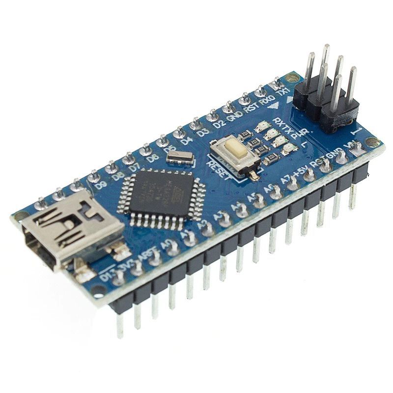 Arduino Nano v3.0 ATmega 328p 16 МГц Mini USB CH340C с распайкой контактов