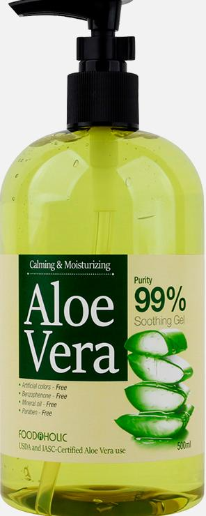 Food a Holic Aloe Vera Успокаивающий и увлажняющий гель для лица и тела 500 мл